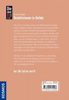 Preview: Kosmos Buch Die drei !!! Band 100 Detektivinnen in Gefahr 17490