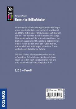 Preview: Kosmos Buch Die drei !!! Band 112 Einsatz im Heißluftballon 17956