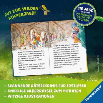 Preview: Ravensburger Buch Die Jagd nach dem magischen Detektivkoffer Band 4 Achtung, Raubritter! 30134