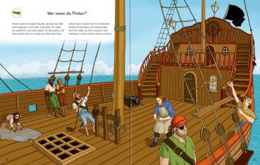 Ravensburger Buch Wieso? Weshalb? Warum? Stickerheft Piraten 32941