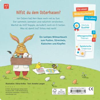 Ravensburger Buch Pappbilderbuch Stups Herrn Hase auf die Nase 41867