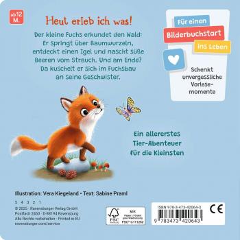 Ravensburger Buch Pappbilderbuch Vorlesen Hallo, hier bin ich! ruft der kleine Fuchs 42064