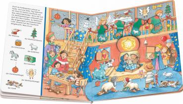 Ravensburger Buch Pappbilderbuch Sachen suchen Wimmelbuch Weihnachtszeit 42122