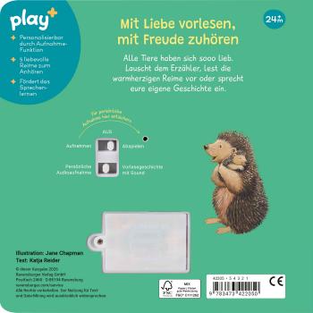 Preview: Ravensburger Buch Play+ Mein Geschichten Buch Ich hab dich lieb! ab 2 Jahre 42205