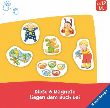 Ravensburger Buch Pappbilderbuch Mitmachen Mein erstes Magnetbuch Was machen wir in der Kita? 42210