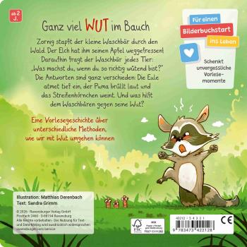 Preview: Ravensburger Buch Pappbilderbuch Vorlesen Wenn liebe Waschbären wütend sind 42212