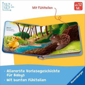 Preview: Ravensburger Buch Pappbilderbuch Vorlesen Mein liebstes Vorlese Fühlbuch Das kleine Küken 42214
