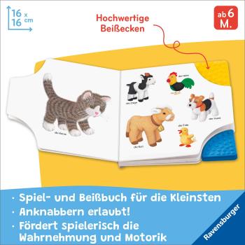 Preview: Ravensburger Buch Pappbilderbuch Klassiker Erste Bilder Erste Wörter Mein Beißbuch 42216