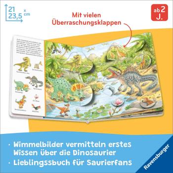 Preview: Ravensburger Buch Pappbilderbuch Spracherwerb Mein Sachen suchen Wimmelbuch Dinosaurier 42219
