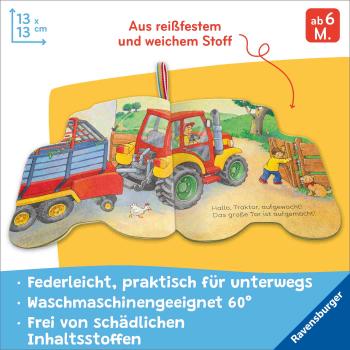Preview: Ravensburger Buch Pappbilderbuch Mitmachen Mein Knuddel Knautsch Buch Mein Traktor 42222