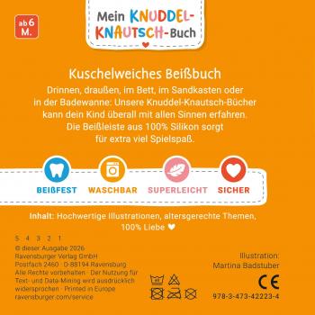 Preview: Ravensburger Buch Pappbilderbuch Mitmachen Mein Knuddel Knautsch Buch flip&pop Meine Tiere 42223