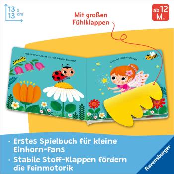 Preview: Ravensburger Buch Pappbilderbuch Mitmachen Wo bist du, liebes Einhorn? 42229