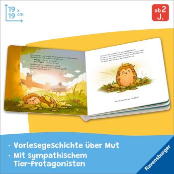 Preview: Ravensburger Buch Pappbilderbuch Vorlesen Wenn kleine Igel mutig sind 42232