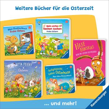 Ravensburger Buch Pappbilderbuch Mitmachen Aufgewacht, lieber Osterhase Mein Oster Mitmachbuch 42233
