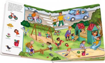 Preview: Ravensburger Buch Pappbilderbuch Spracherwerb Mein erstes Sachen suchen Wimmelbuch Meine Welt 42250