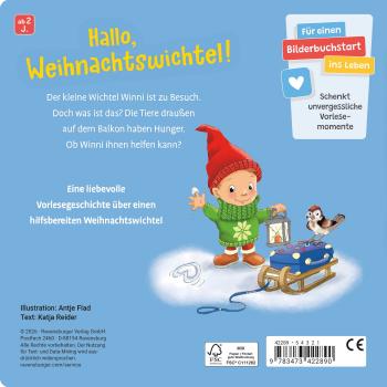 Preview: Ravensburger Buch Pappbilderbuch Vorlesen Die Tiere und der Weihnachtswichtel 42289