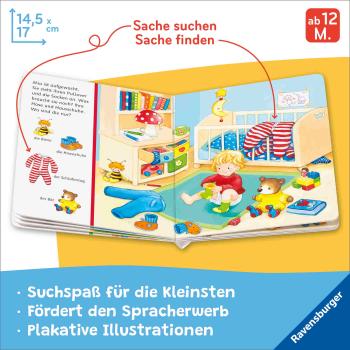 Preview: Ravensburger Buch Pappbilderbuch Spracherwerb Mein erstes Sachen suchen Mein Zuhause 42293