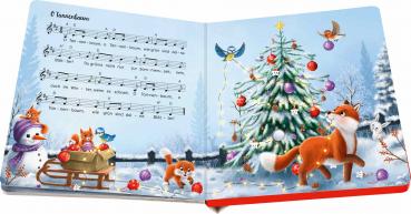 Preview: Ravensburger Buch Pappbilderbuch Mitmachen Hör mal hin O Tannenbaum Weihnachtslieder 42303
