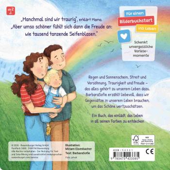 Preview: Ravensburger Buch Pappbilderbuch Vorlesen Sonne und Regen So ist unser Leben 42338