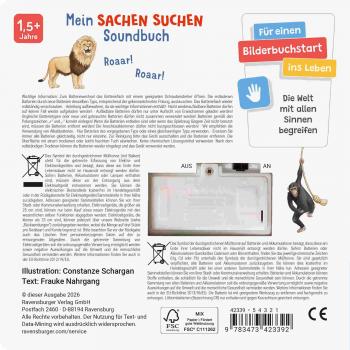 Preview: Ravensburger Buch Pappbilderbuch Mitmachen Hör mal hin Sachen suchen, Sachen hören Im Zoo 42339