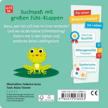 Ravensburger Pappbilderbuch Wo bist du, kleiner Schmetterling? 43869