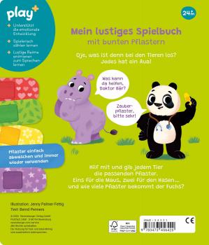 Preview: Ravensburger Buch Play+ Mein lustiges Spielbuch Pflaster her, sagt Doktor Bär ab 2 Jahre 45642