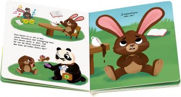 Preview: Ravensburger Buch Play+ Mein lustiges Spielbuch Pflaster her, sagt Doktor Bär ab 2 Jahre 45642