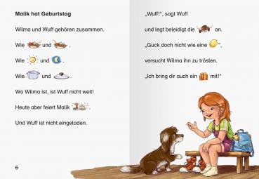 Ravensburger Buch Erstlesetitel Leserabe VorLesestufe Wilma und ihr Hund Wuff 46315