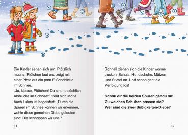Preview: Ravensburger Buch Erstlesetitel Die Jagd nach dem magischen Detektivkoffer Adventskalender 46418