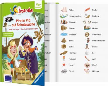 Ravensburger Buch Erstlesetitel Leserabe Vor Lesestufe Piratin Pia auf Schatzsuche 46430