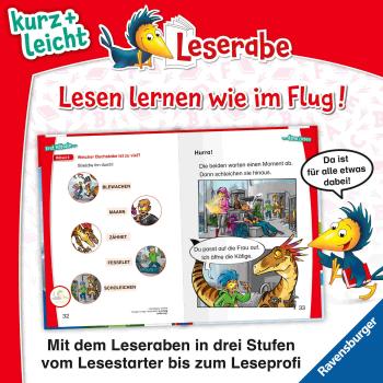 Preview: Ravensburger Buch Erstlesetitel Leserabe 1. Lesestufe Kurz und leicht Befreit die Dinos! 46431