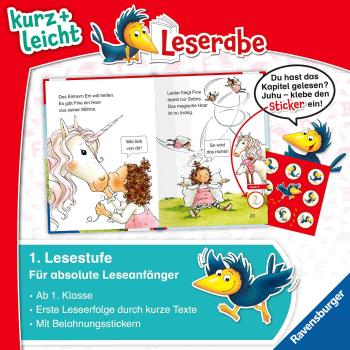 Preview: Ravensburger Buch Leserabe 1. Lesestufe Kurz und leicht Magische Flügel für Fee Fine 46432