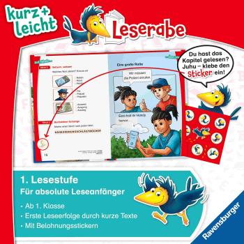 Preview: Ravensburger Buch Leserabe 1. Lesestufe Kurz und leicht Diebe im Park Eine Polizei Geschichte 46445