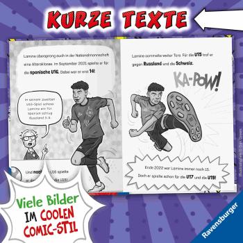 Preview: Ravensburger Buch Erstlesetitel Fußball Stars Alles über Yamal Vom Fußball Talent zum Megastar 46460