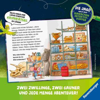 Preview: Ravensburger Buch Die Jagd nach dem magischen Detektivkoffer Band 5 Goldraub im Museum 46476