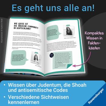 Preview: Ravensburger Buch Kindersachbuch Let's talk about Antisemitismus Dein Eintragebuch 48092
