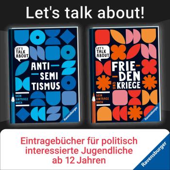 Ravensburger Buch Kindersachbuch Let's talk about Antisemitismus Dein Eintragebuch 48092