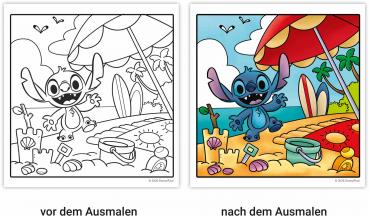 Preview: Ravensburger Buch Kreativität Cozy Coloring Disney Animals 48129