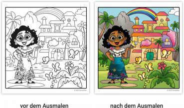 Preview: Ravensburger Buch Kreativität Cozy Coloring Disney Cuties 48130