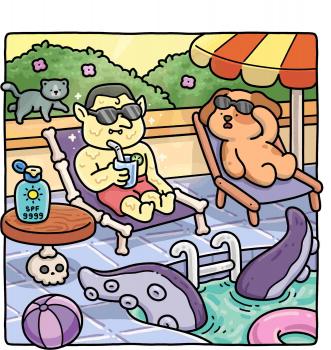 Ravensburger Buch Kreativität Cozy Coloring Silly Spooky 48136