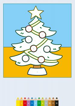 Ravensburger Buch Kreativität My first CreArt Malen nach Zahlen ab 3 Weihnachten 48832