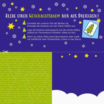 Preview: Ravensburger Buch Kreativität Mein Weihnachtsblock 24 Ideen zum Malen, Basteln, Rätseln 48833