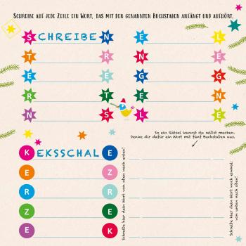 Preview: Ravensburger Buch Kreativität Mein Weihnachtsblock 24 Ideen zum Malen, Basteln, Rätseln 48833