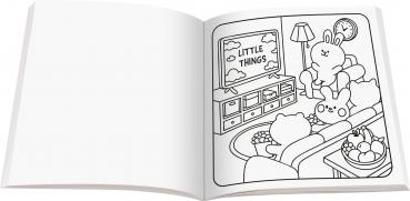 Preview: Ravensburger Buch Kreativität Cozy Coloring Little Things 48835