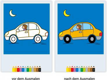 Preview: Ravensburger Buch Kreativität My first CreArt Malen nach Zahlen ab 3 Fahrzeuge 48836