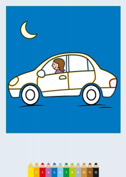 Ravensburger Buch Kreativität My first CreArt Malen nach Zahlen ab 3 Fahrzeuge 48836