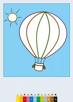 Ravensburger Buch Kreativität My first CreArt Malen nach Zahlen ab 3 Fahrzeuge 48836