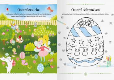 Preview: Ravensburger Buch Quiz und Rätsel Kreative Ostern! Malen und Rätseln 48837