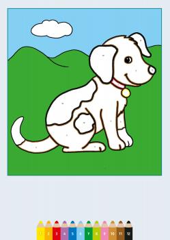 Ravensburger Buch Kreativität My first CreArt Malen nach Zahlen ab 3 Tiere 48840