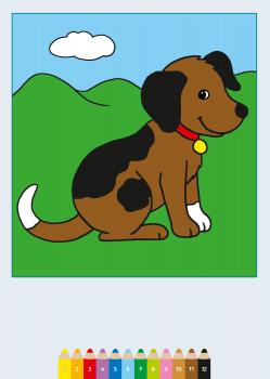 Ravensburger Buch Kreativität My first CreArt Malen nach Zahlen ab 3 Tiere 48840